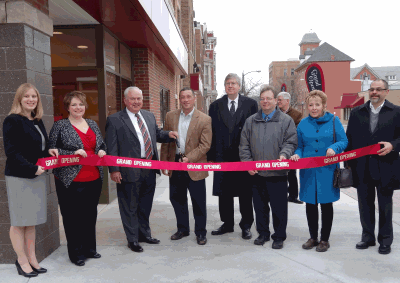 Photo of ribbon cutting